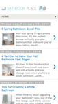 Mobile Screenshot of blog.bathroomplace.com